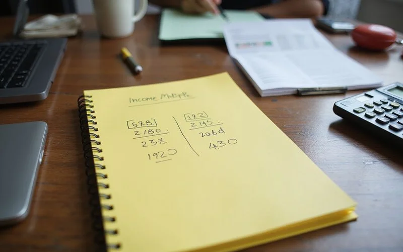 Graphic showing how income offsets a 580 credit score