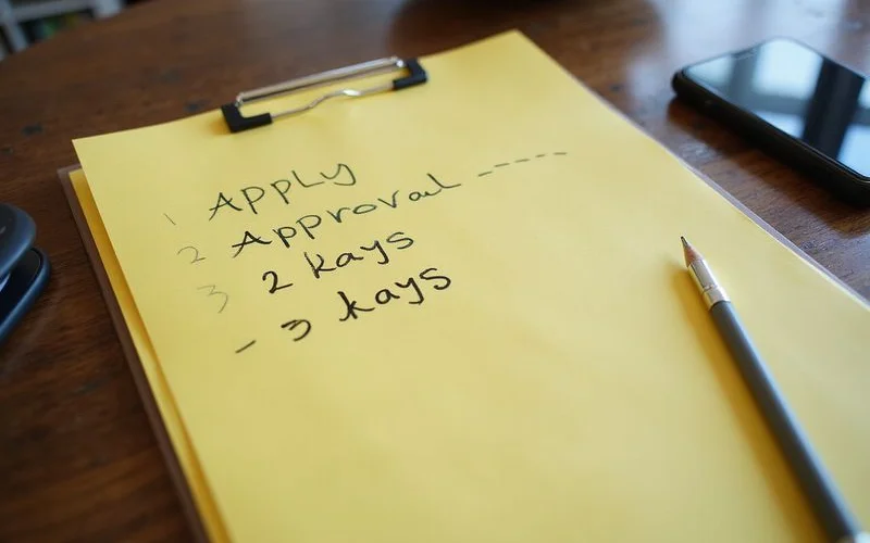 Timeline: application to approval to keys