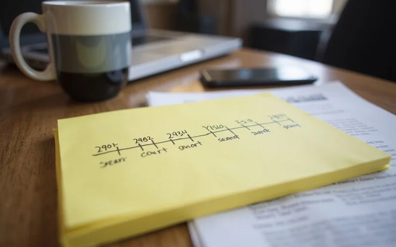Timeline showing how eviction record age changes the property set